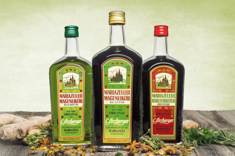 Liköre aus dem Kaufhaus Arzberger in Mariazell
